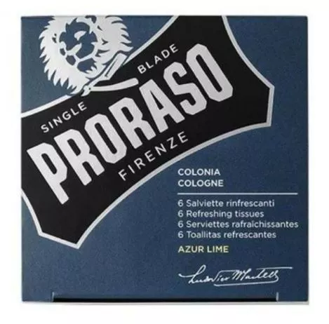 Proraso Cologne Refreshing Tissues - Azur Lime