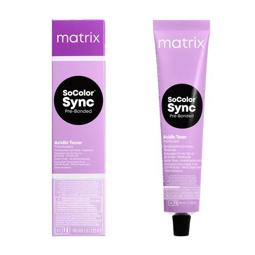 Matrix SoColor Sync Pre-Bonded Acidic Toner 90ml Sheer Nude 8AG